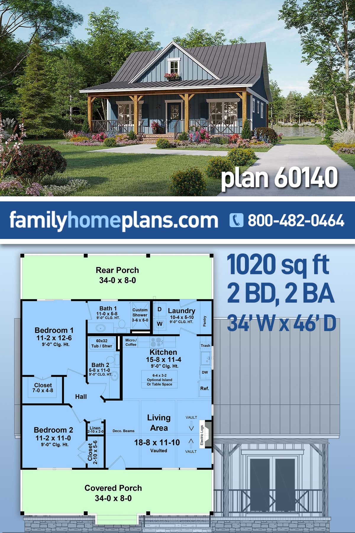 House Plan 60140