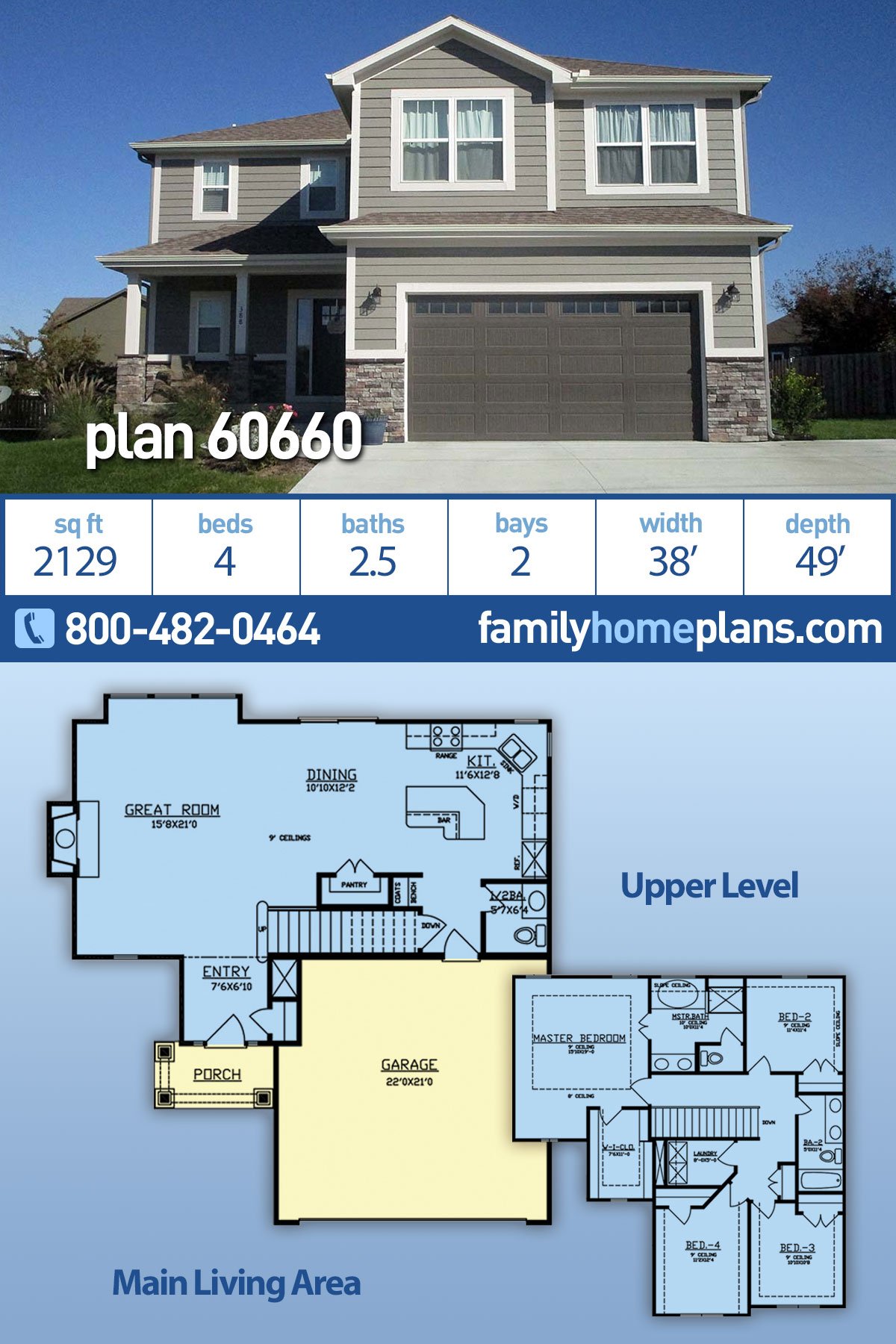 House Plan 60660