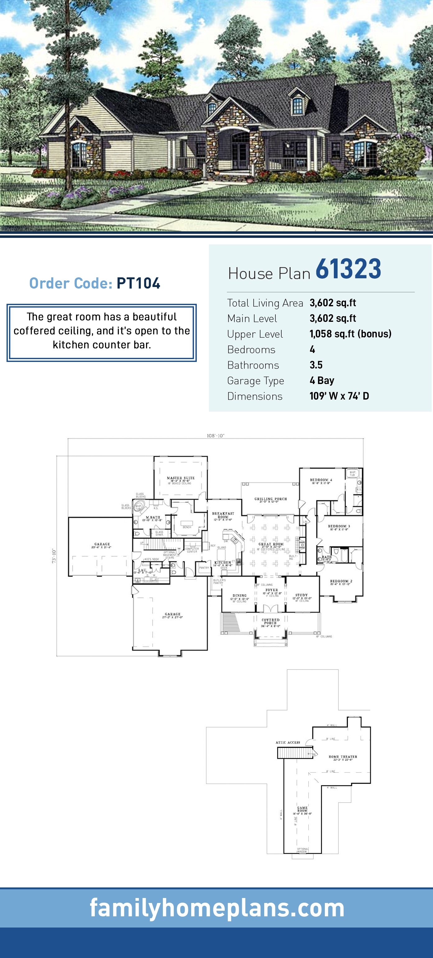 House Plan 61323