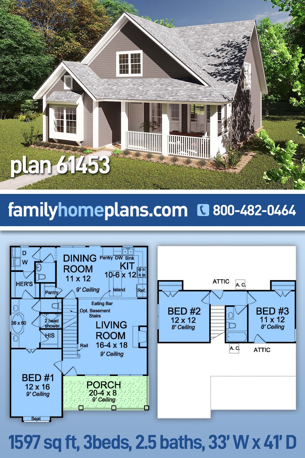 House Plan 61453