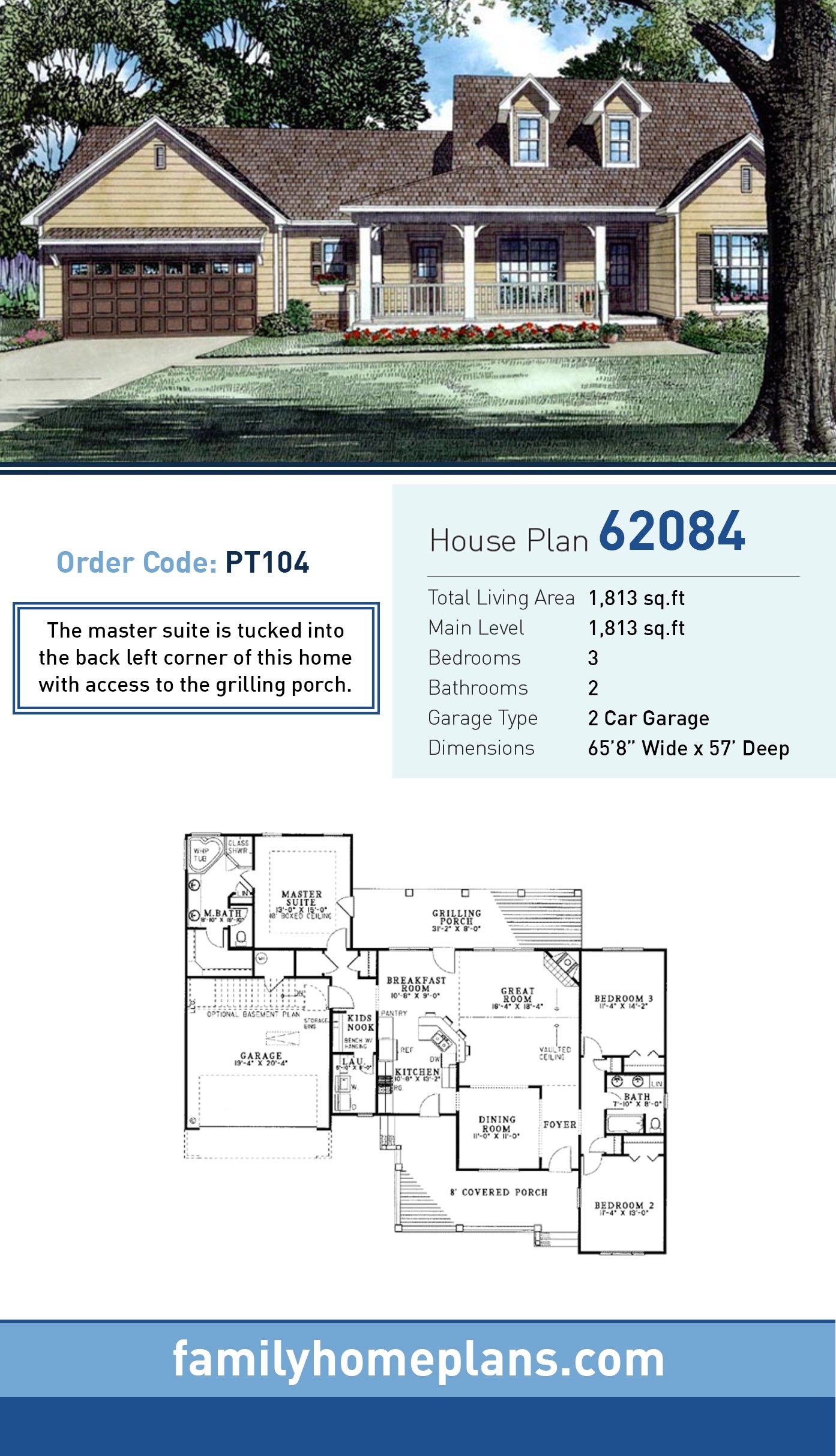 House Plan 62084