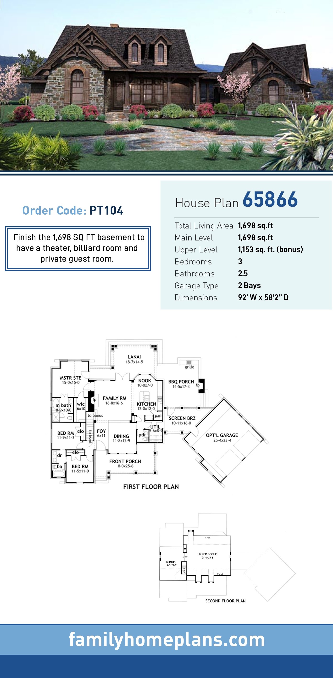 House Plan 65866
