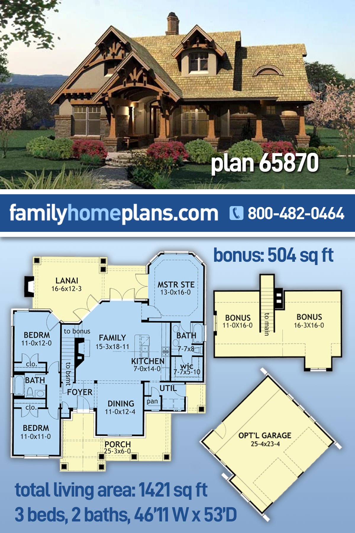 House Plan 65870