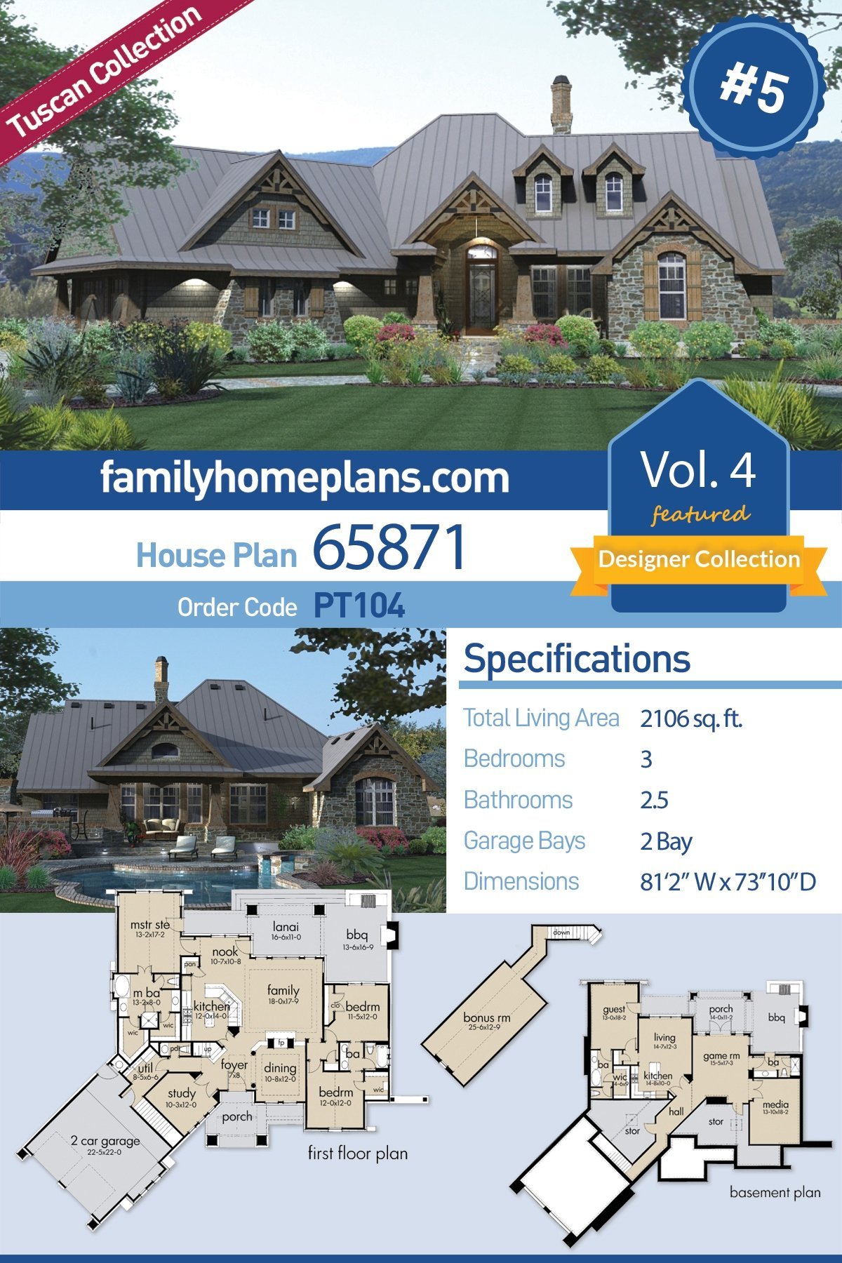 House Plan 65871