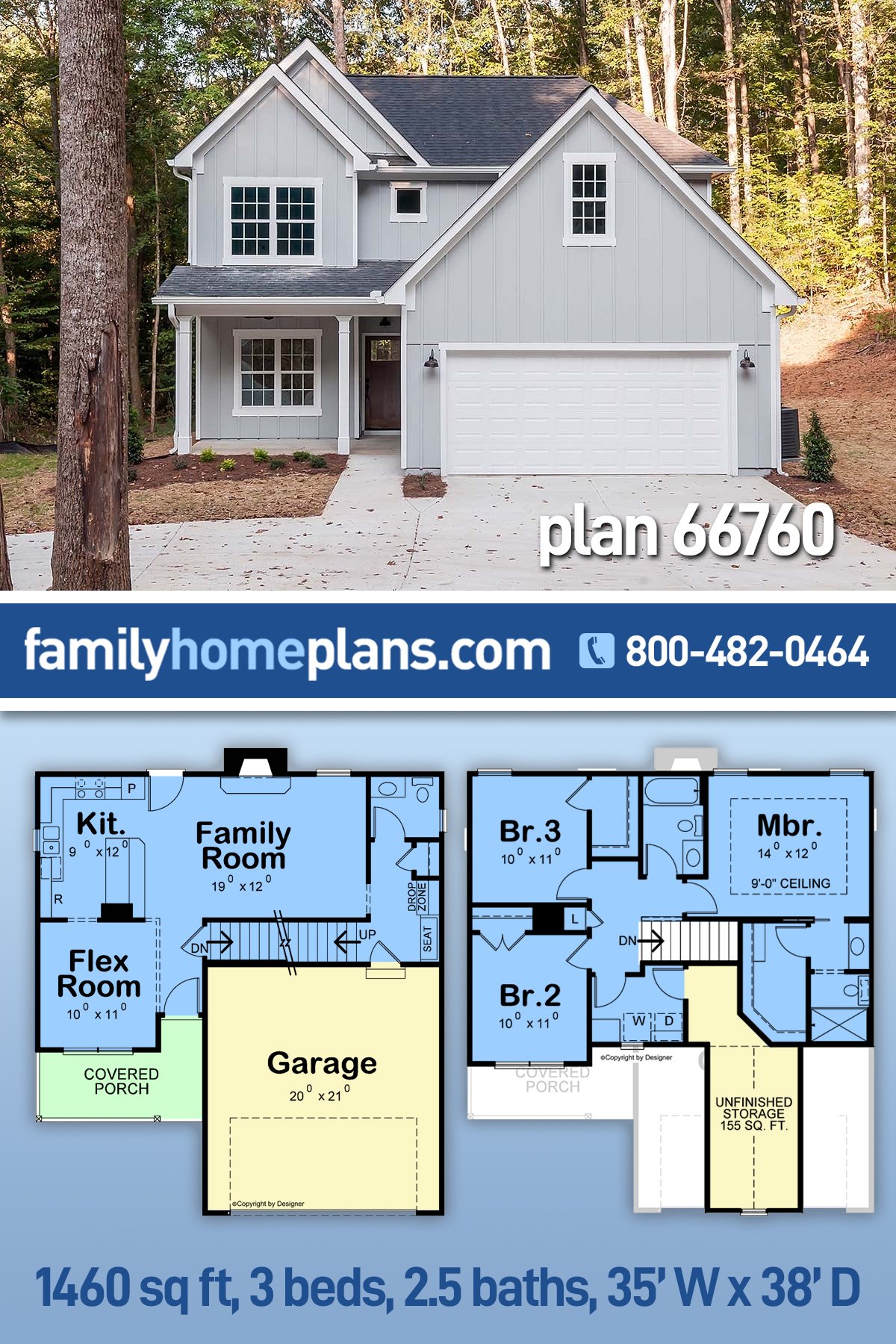House Plan 66760