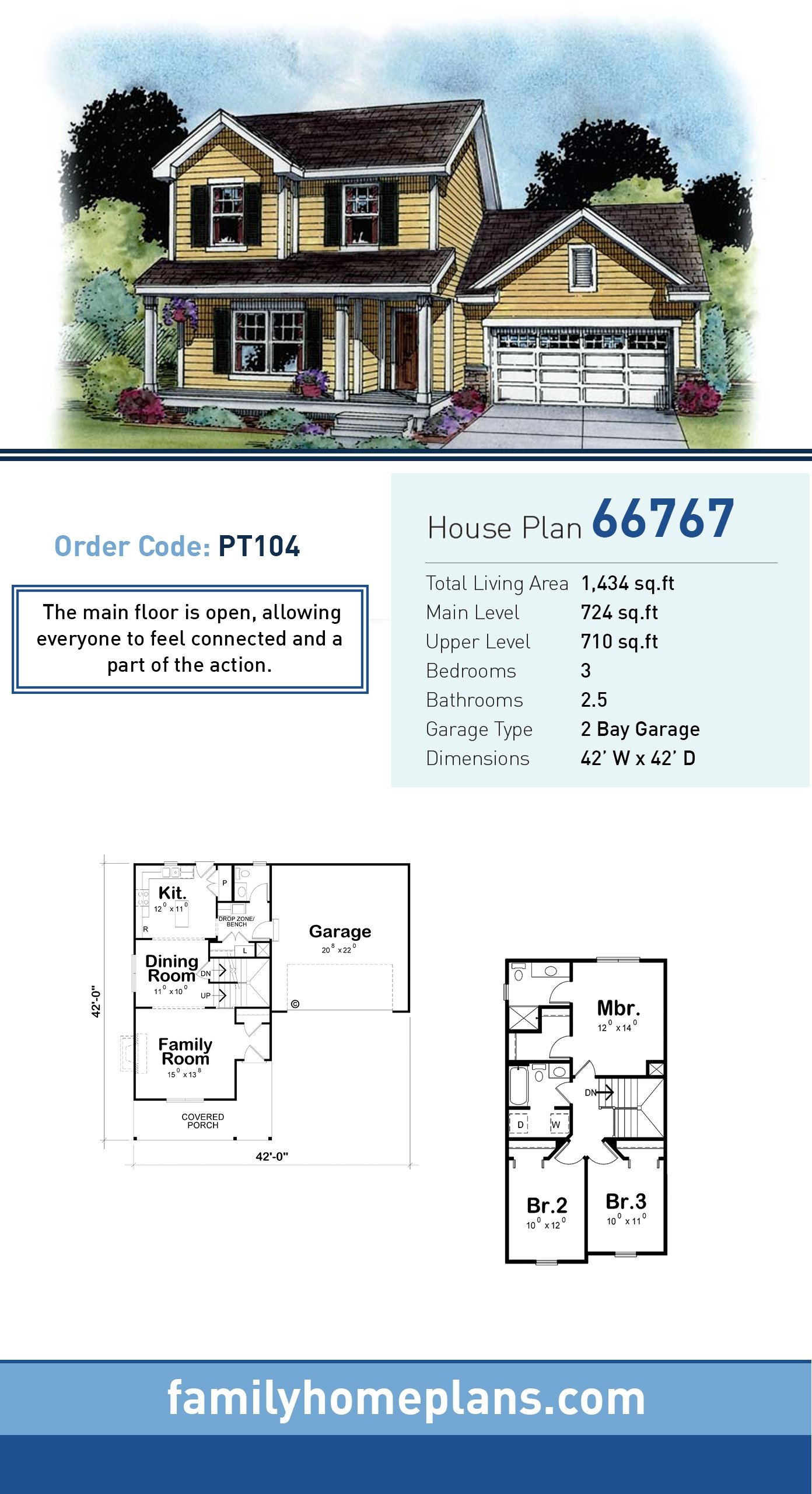 House Plan 66767