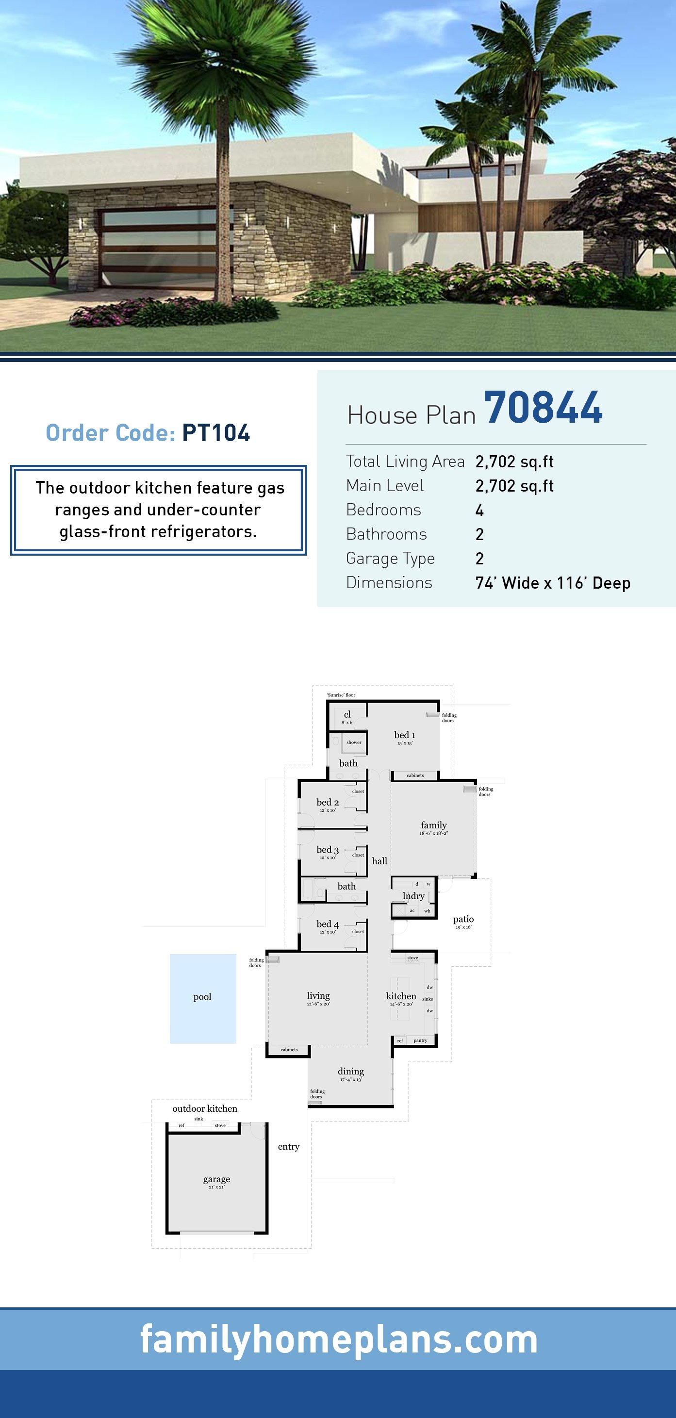 House Plan 70844