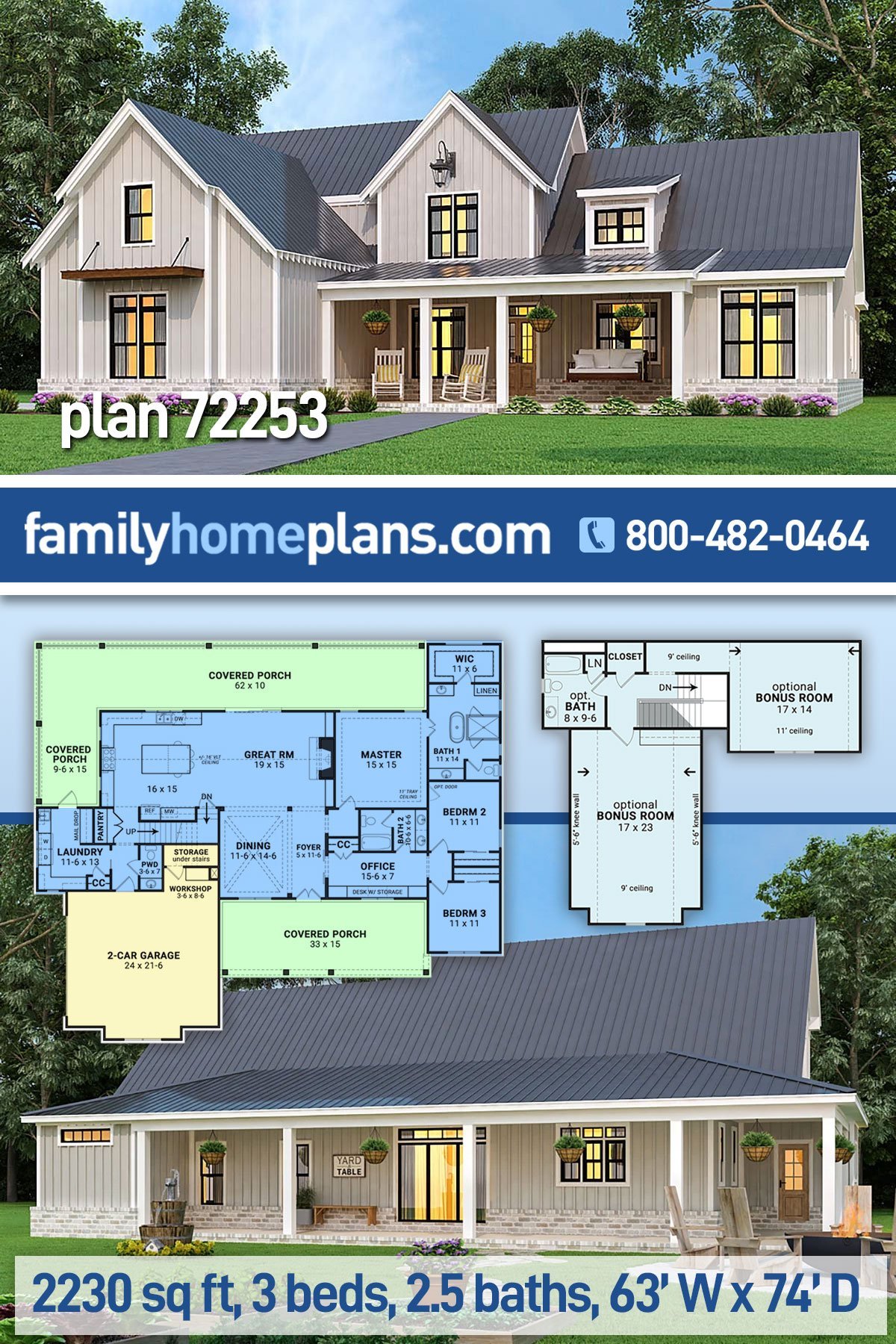 House Plan 72253
