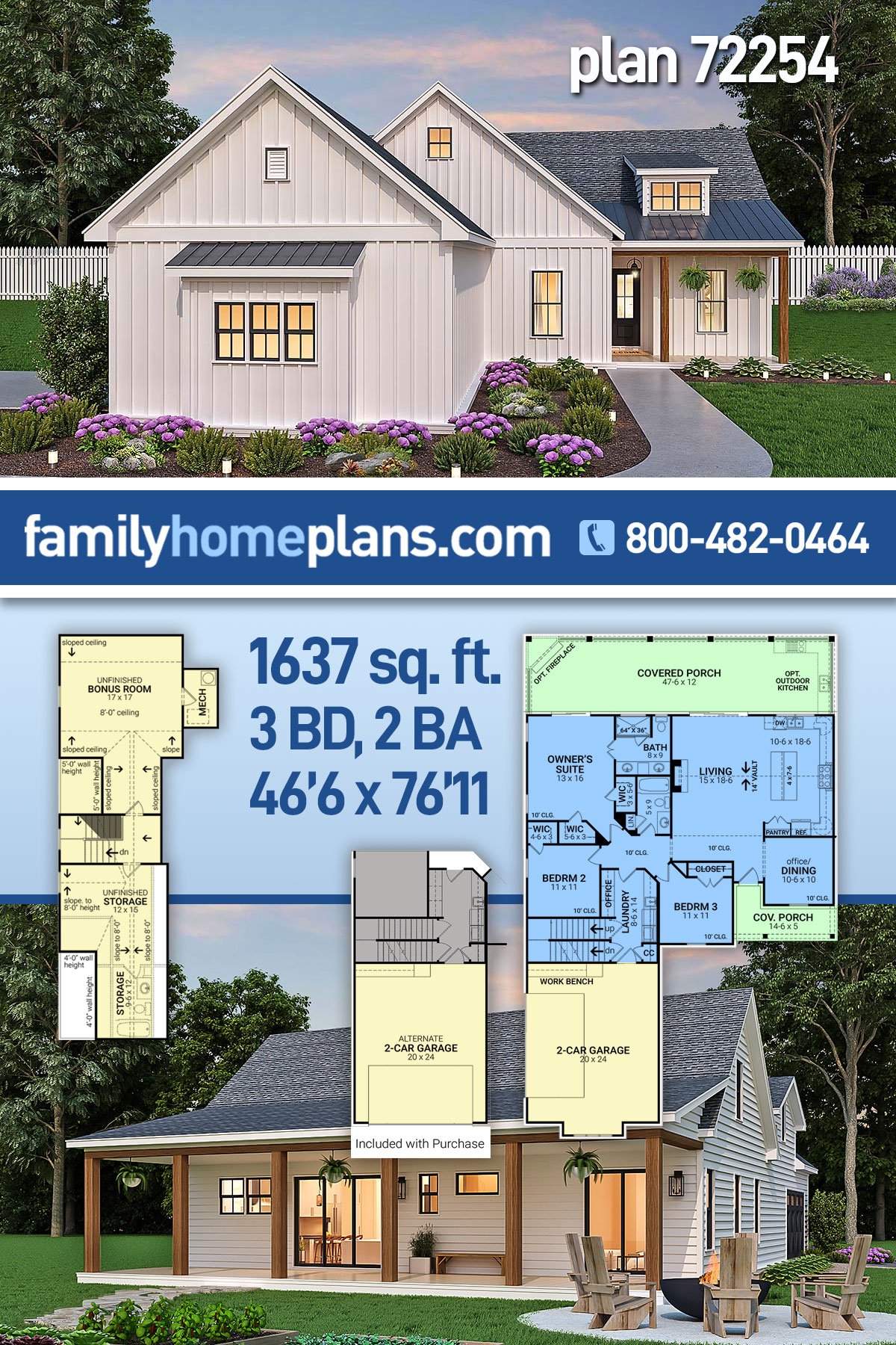 House Plan 72254