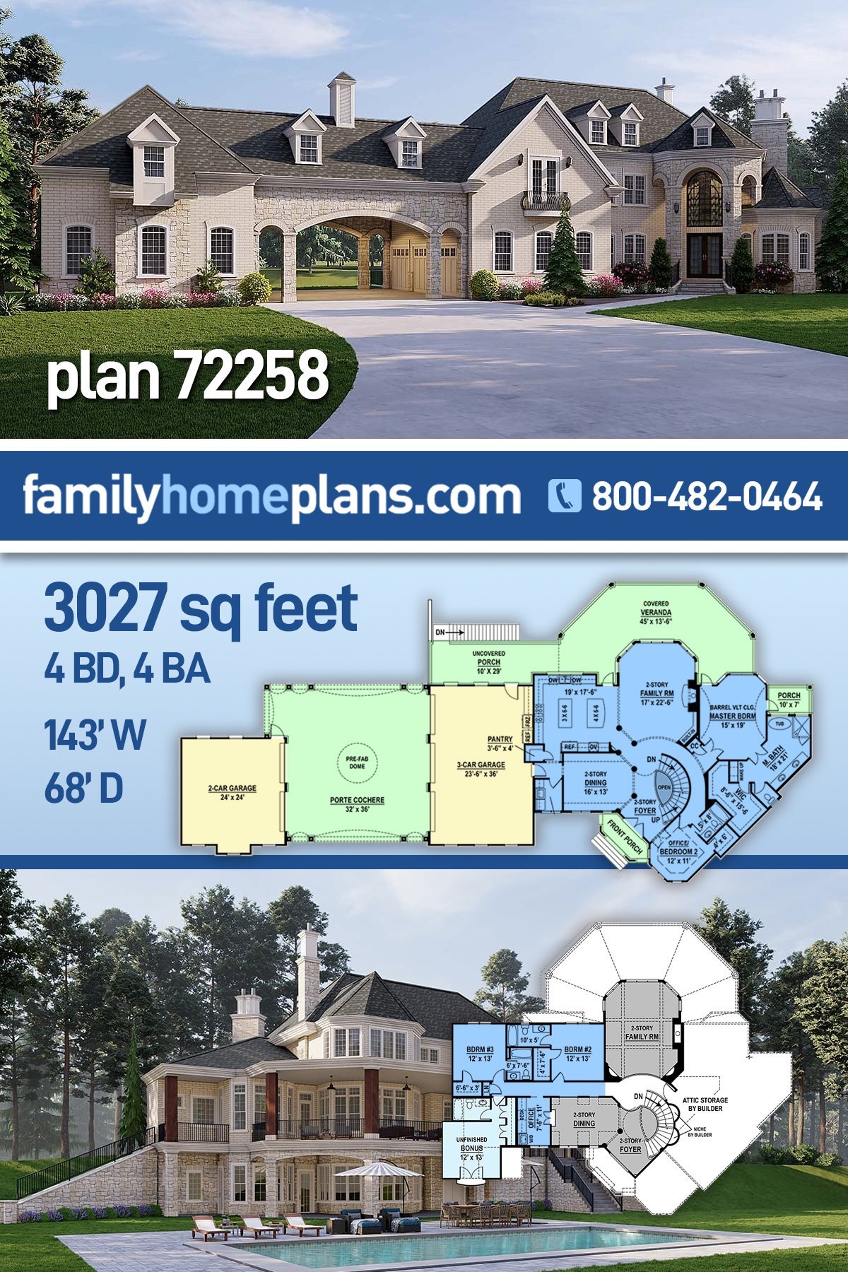 House Plan 72258
