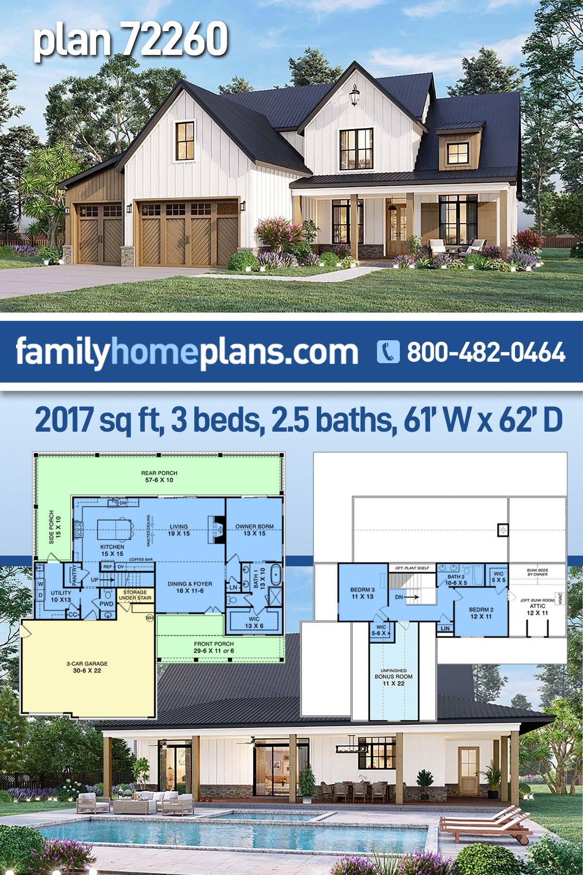 House Plan 72260