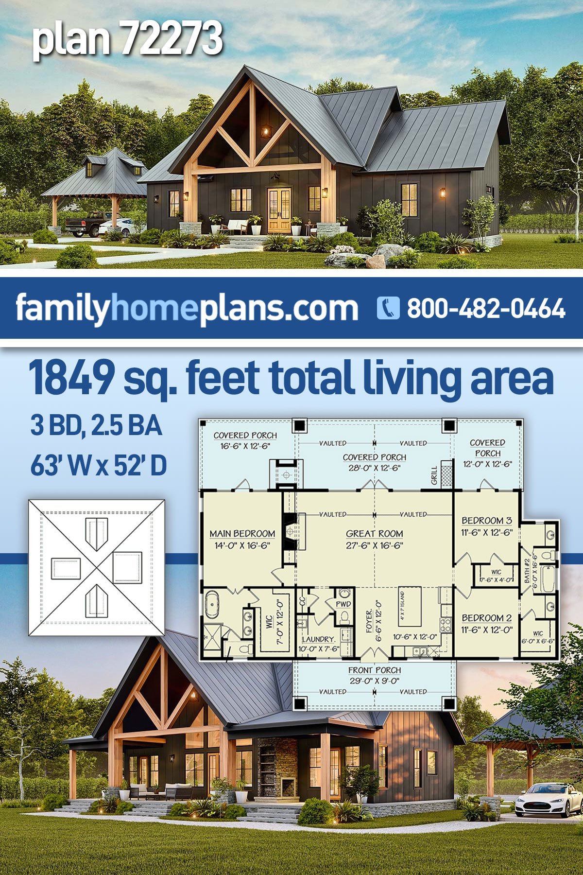 House Plan 72273