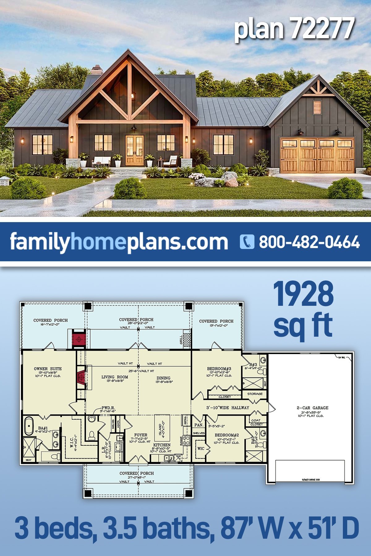 House Plan 72277