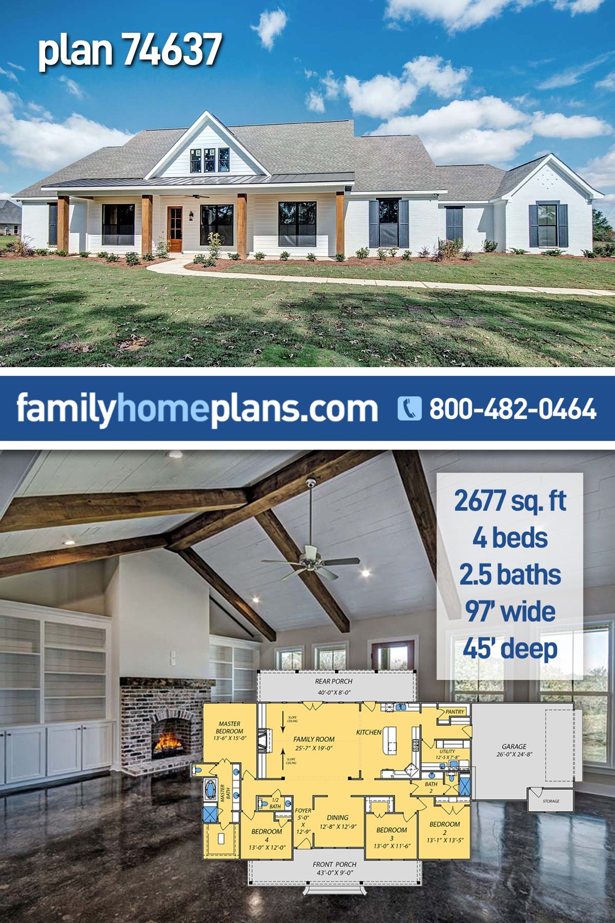 House Plan 74637