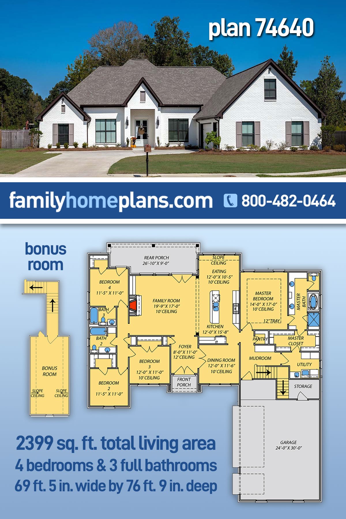 House Plan 74640