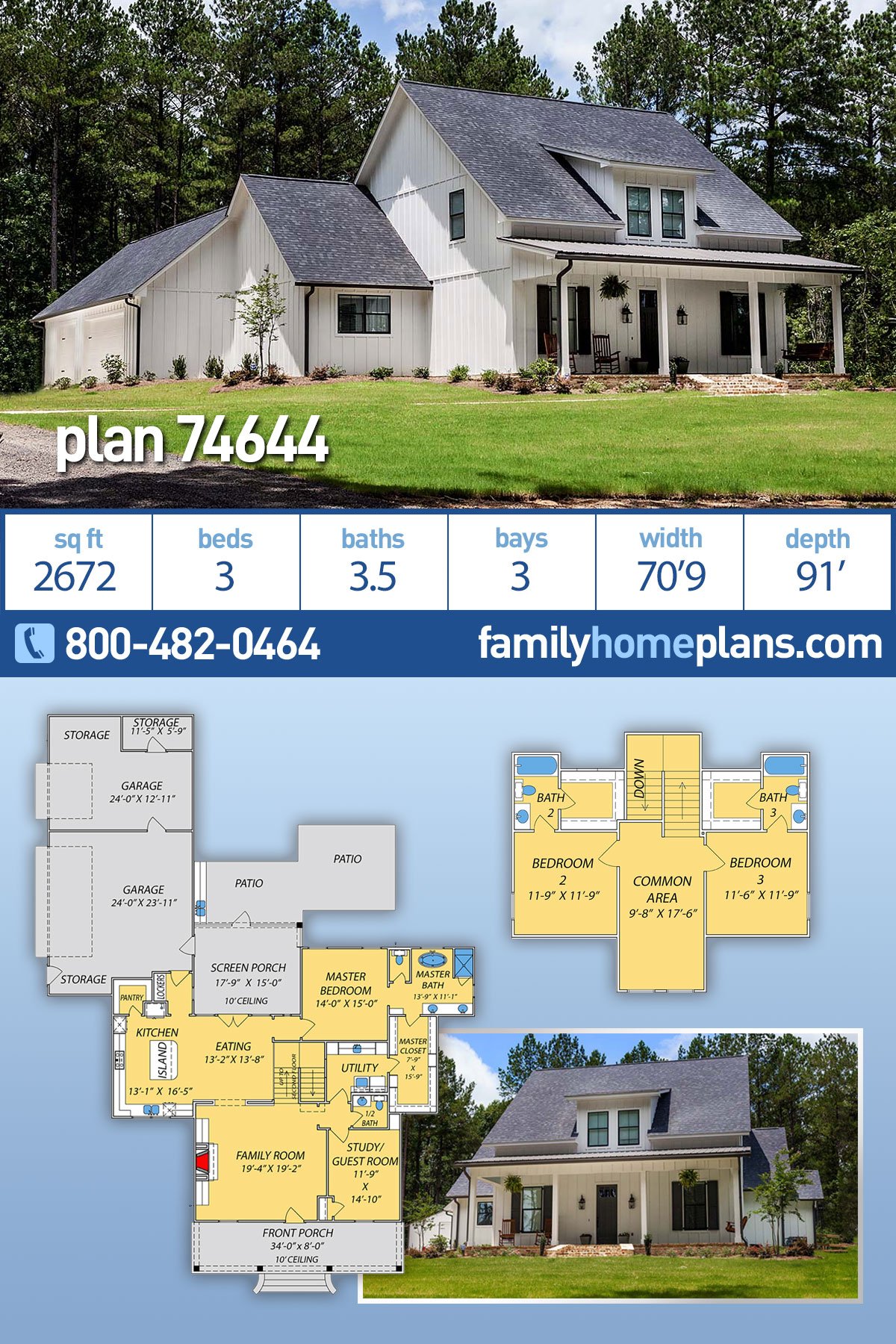 House Plan 74644