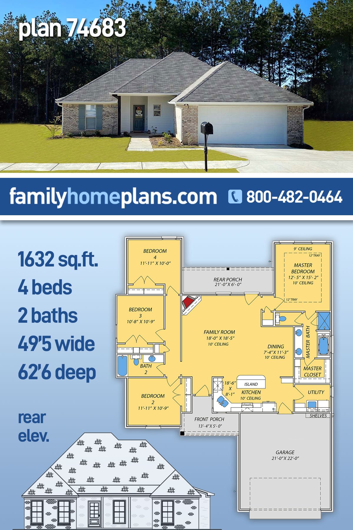 House Plan 74683