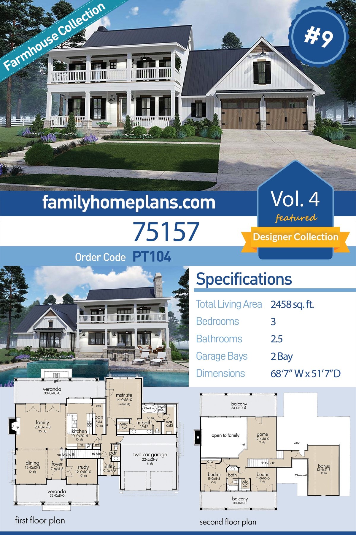 House Plan 75157
