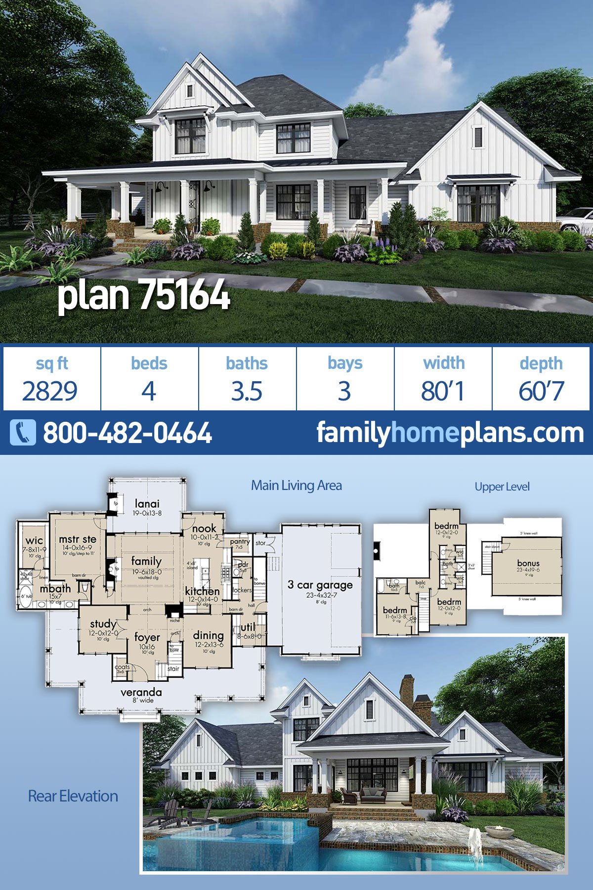 House Plan 75164