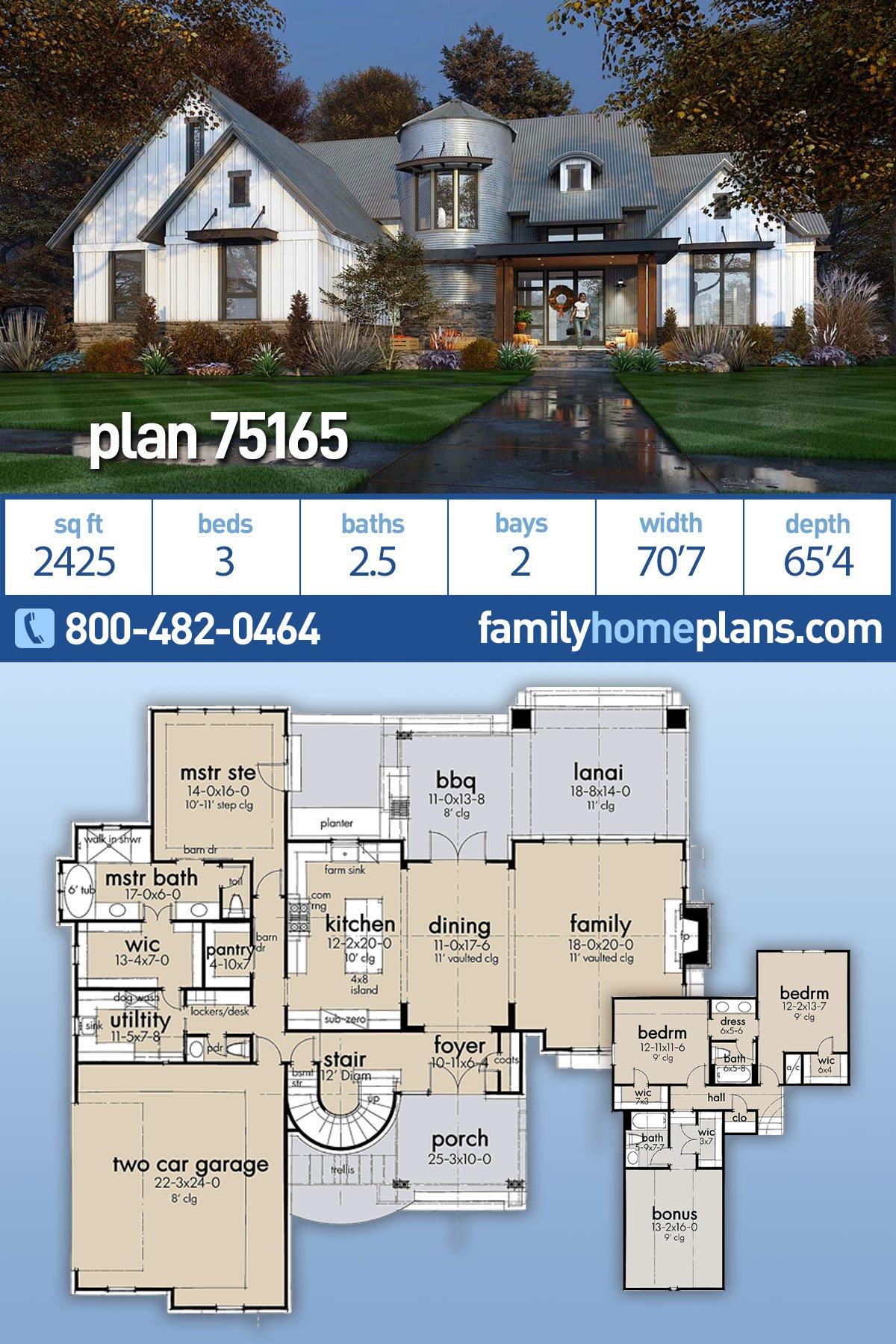 House Plan 75165