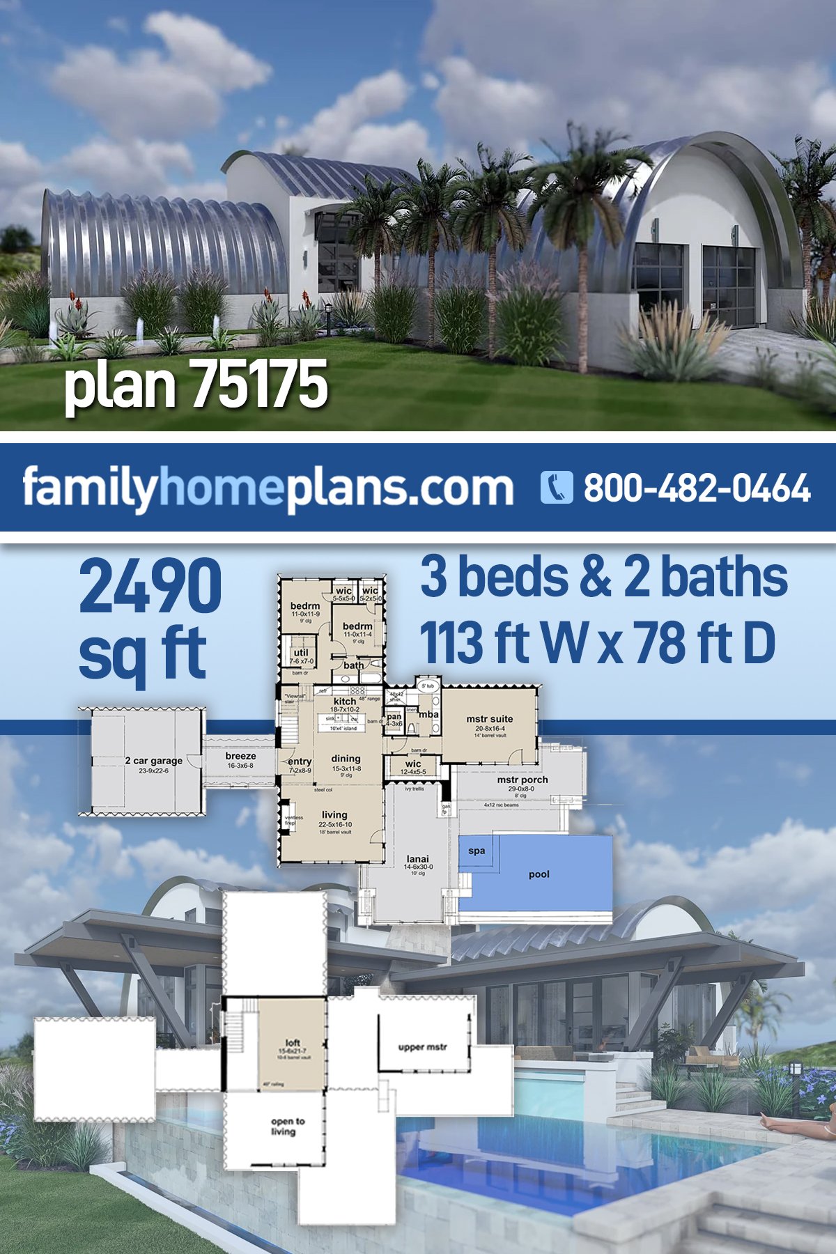 House Plan 75175