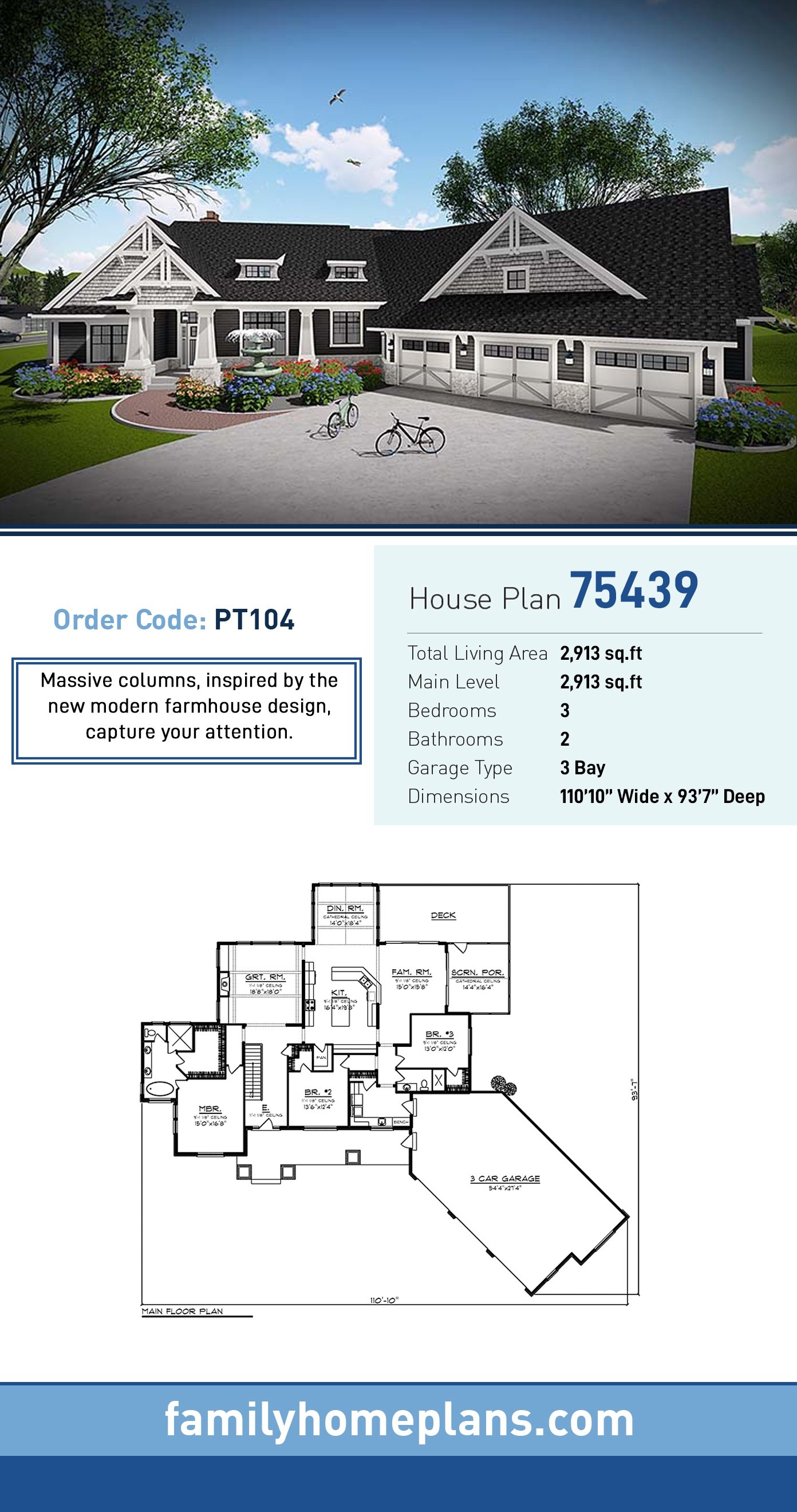 House Plan 75439