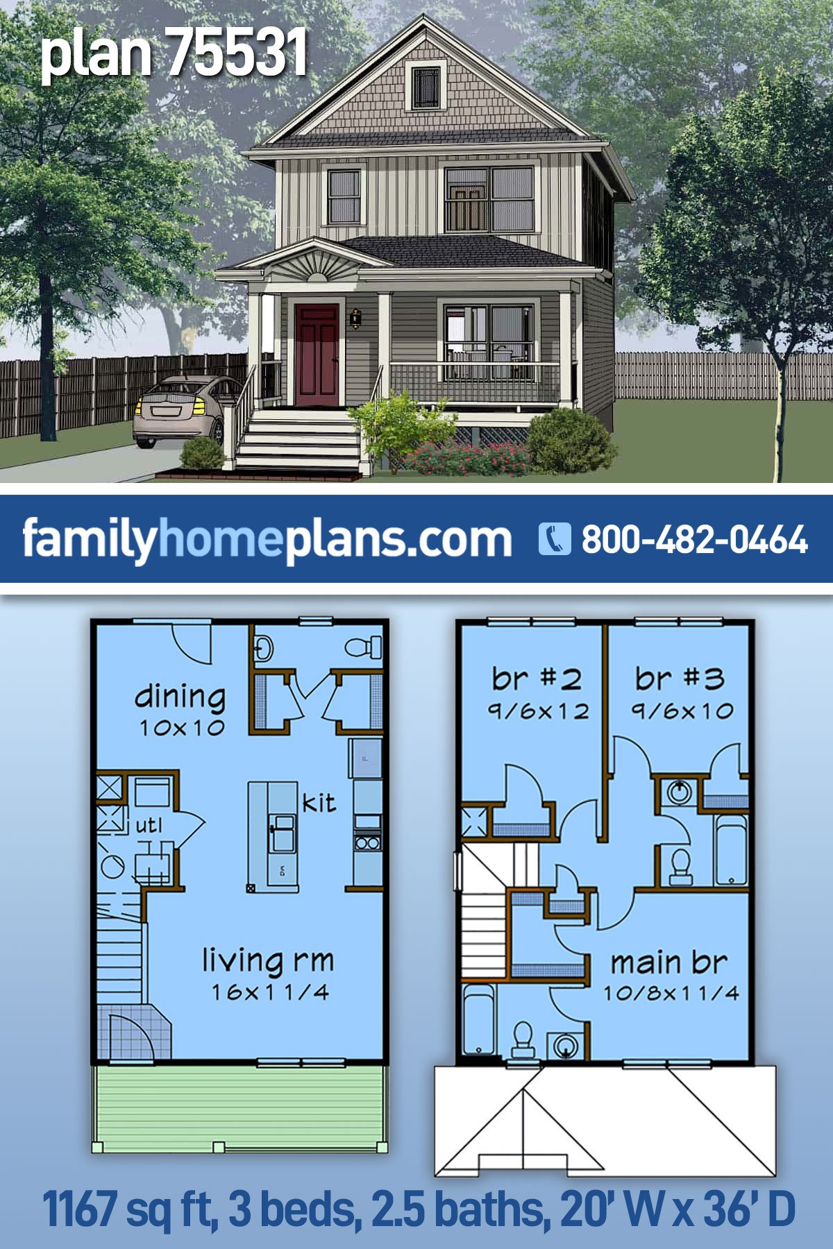 House Plan 75531