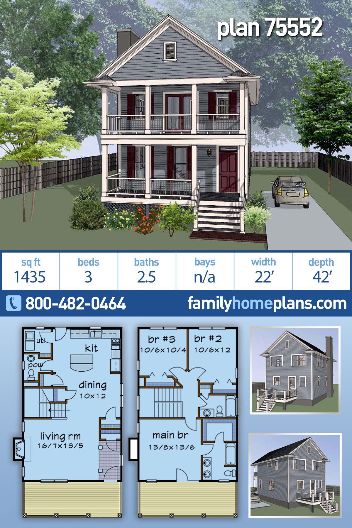 House Plan 75552
