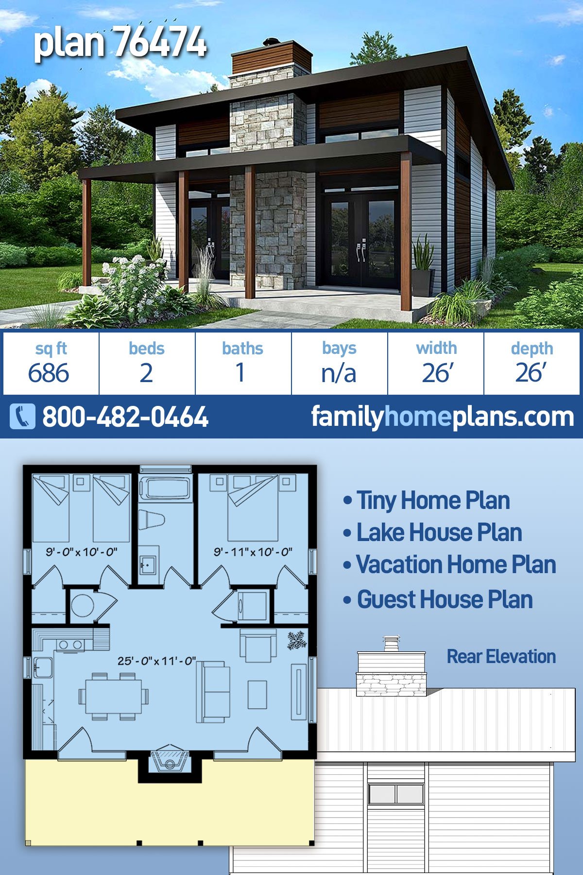 House Plan 76474