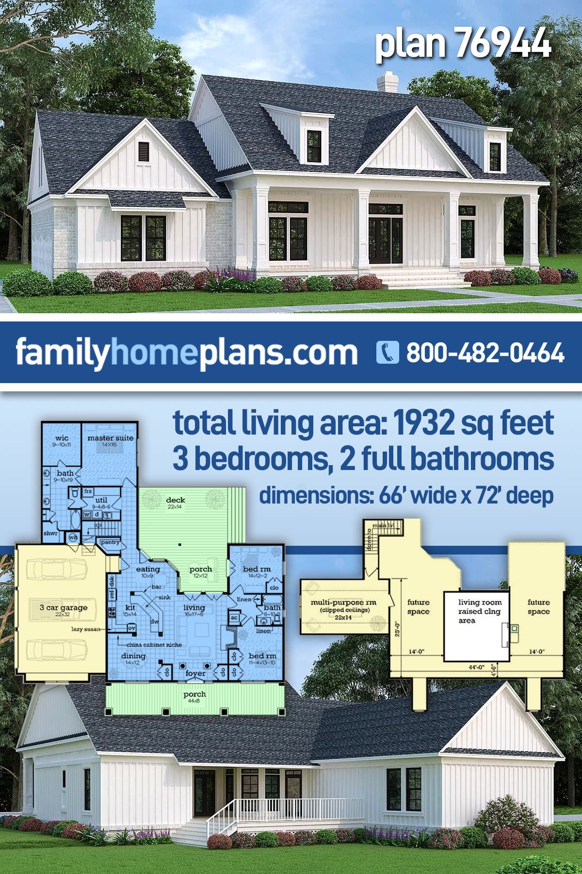House Plan 76944