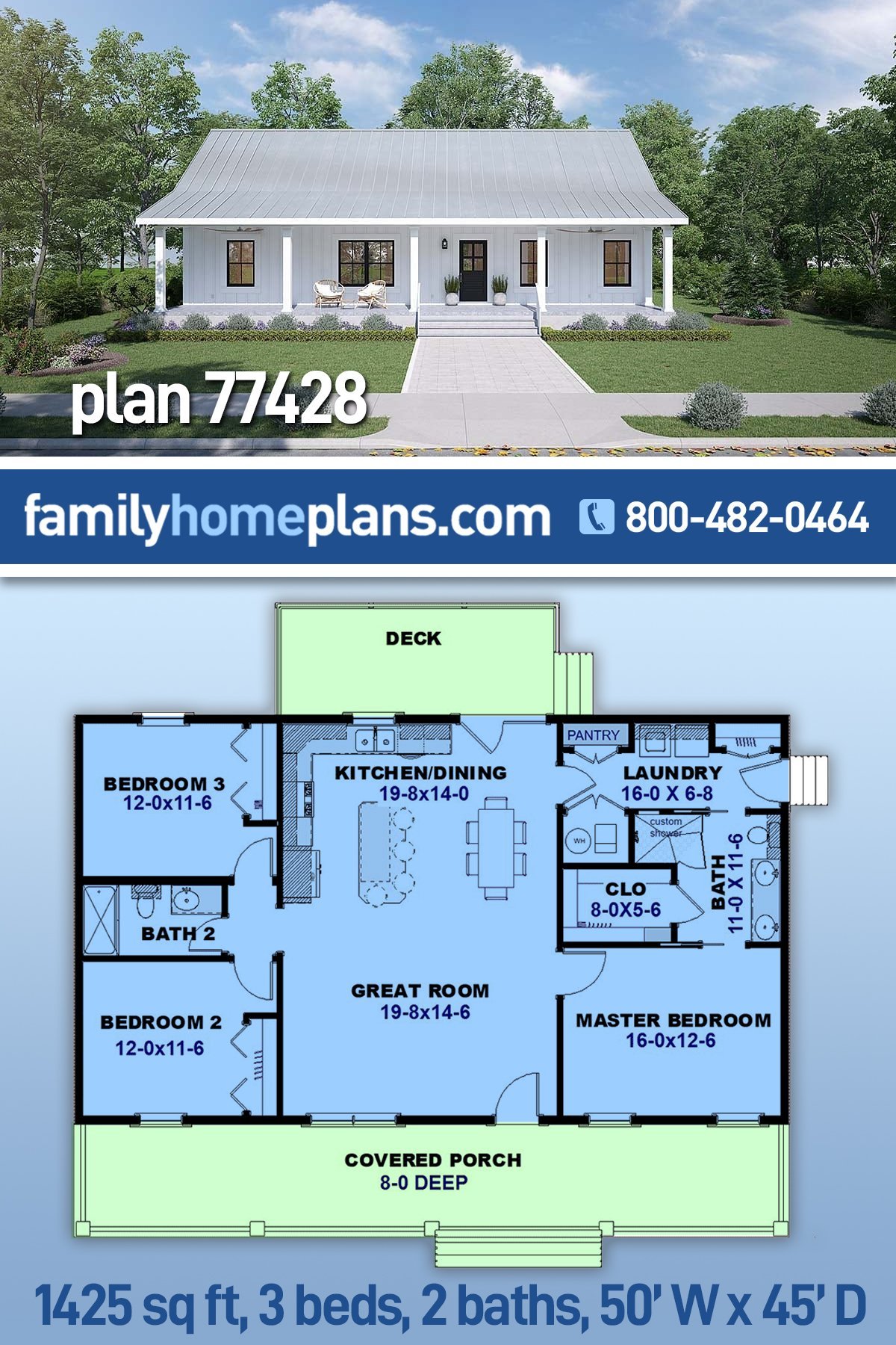House Plan 77428