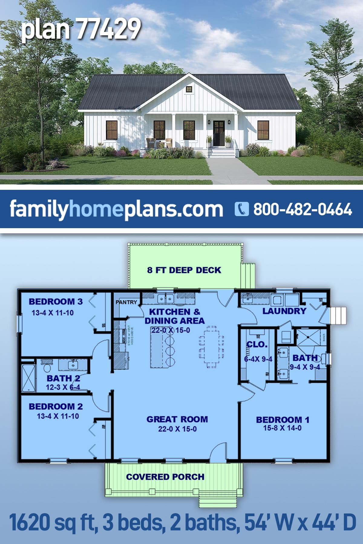 House Plan 77429