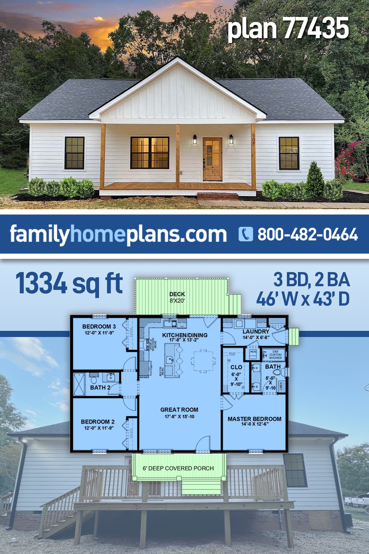 House Plan 77435