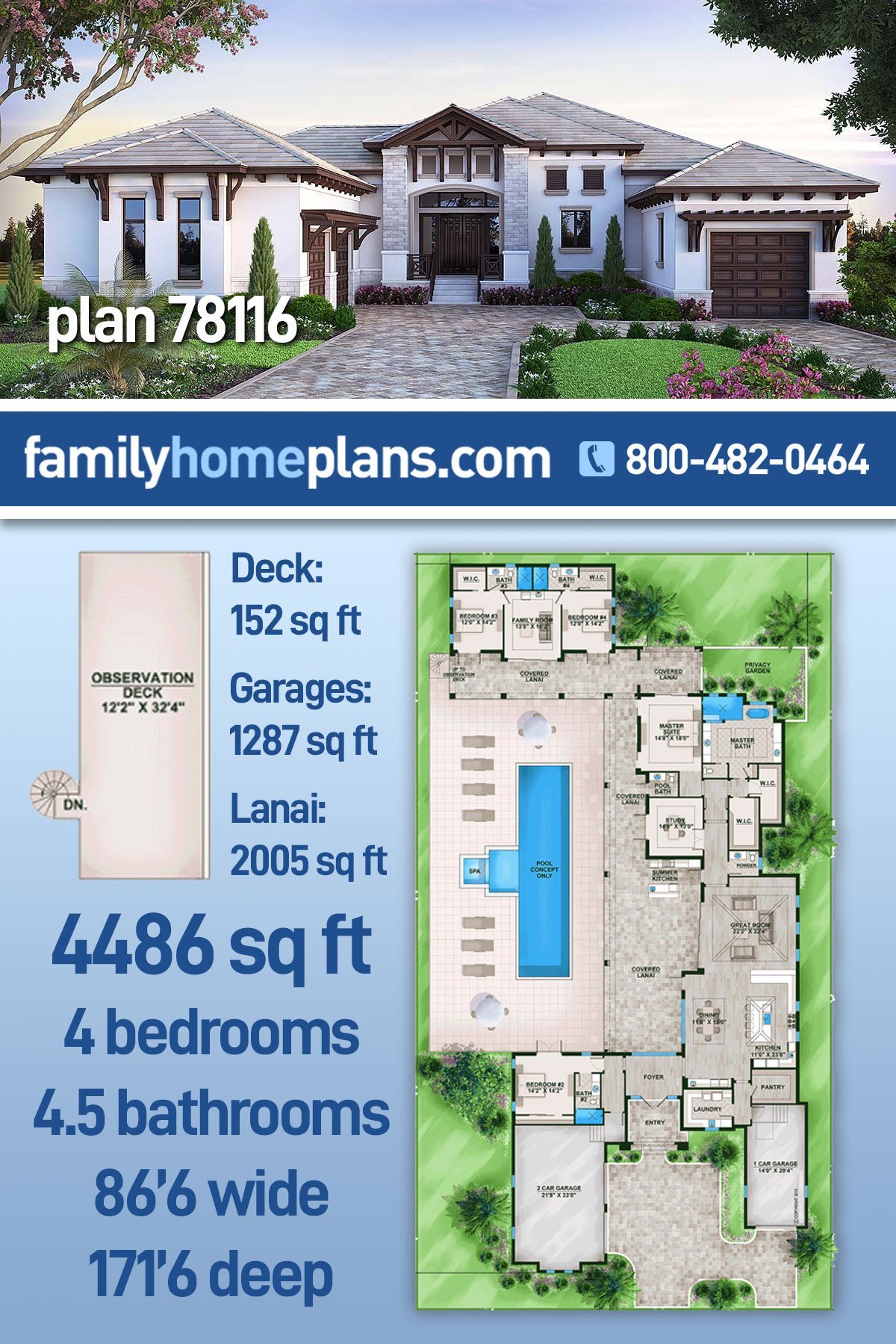 House Plan 78116