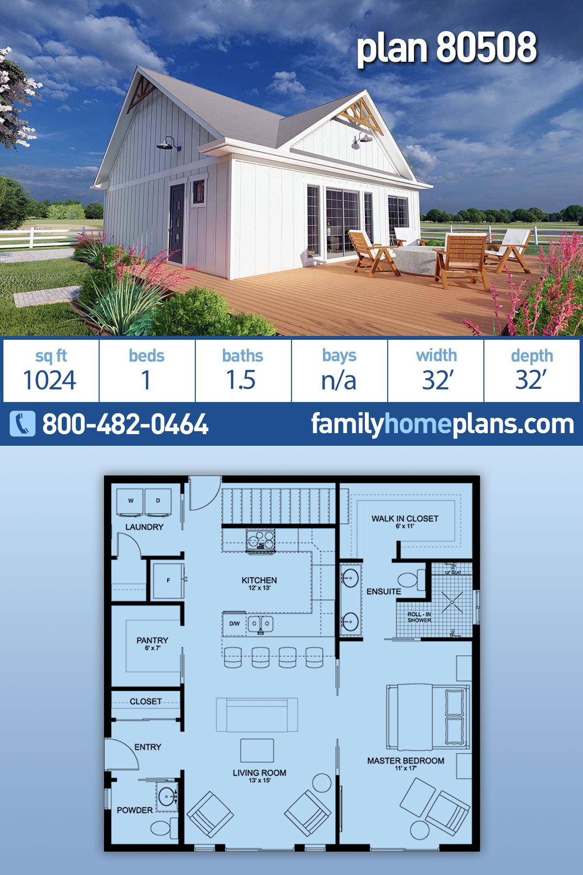 House Plan 80508