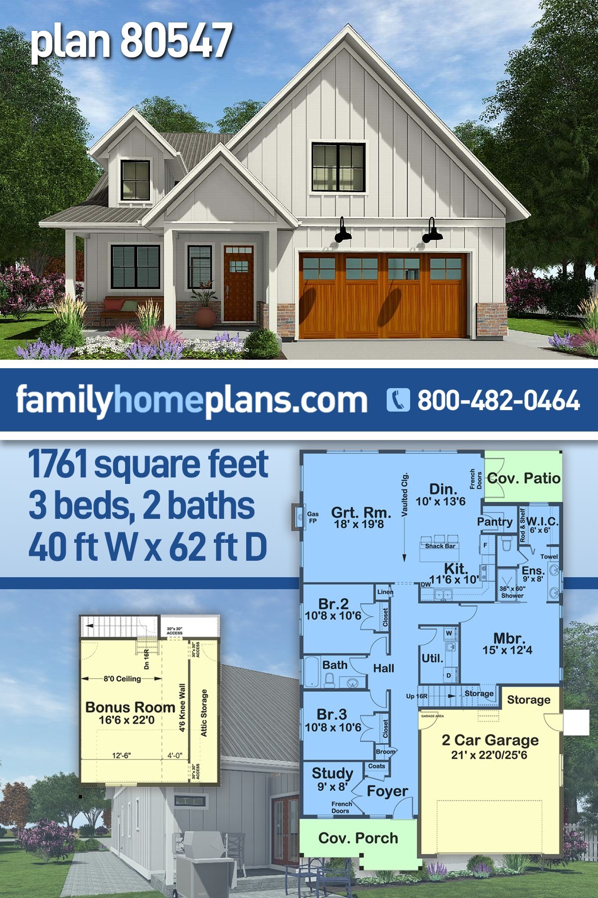 House Plan 80547