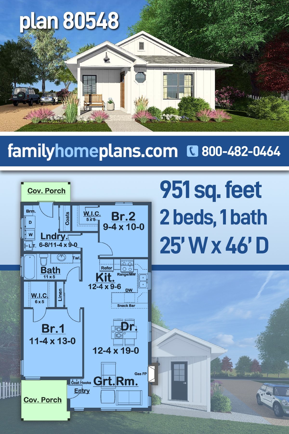 House Plan 80548