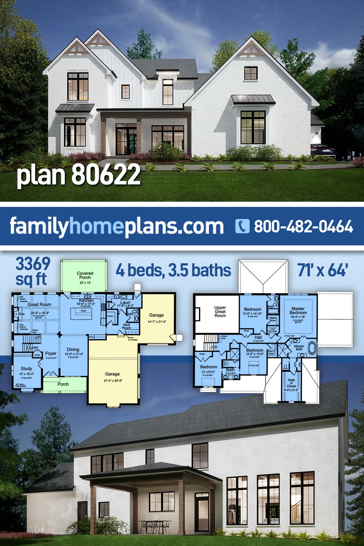 House Plan 80622