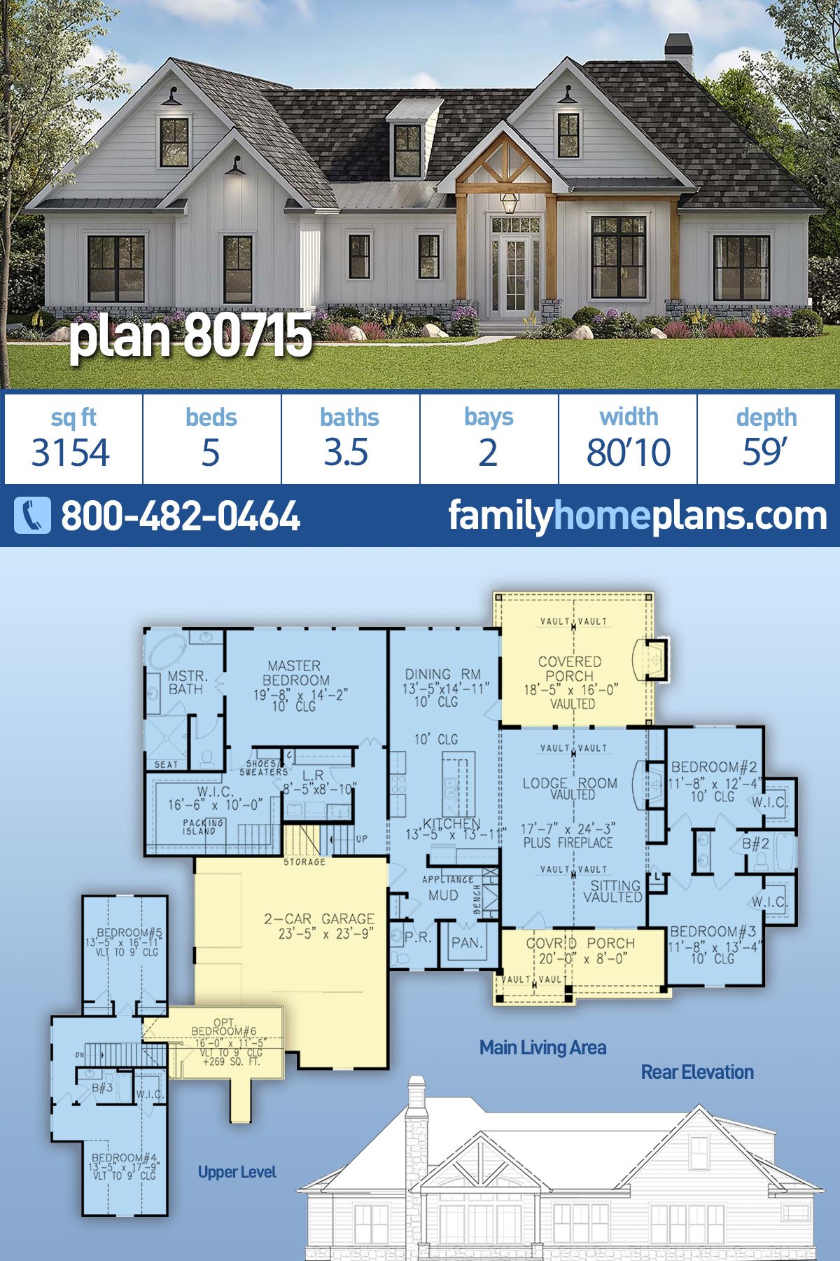 House Plan 80715