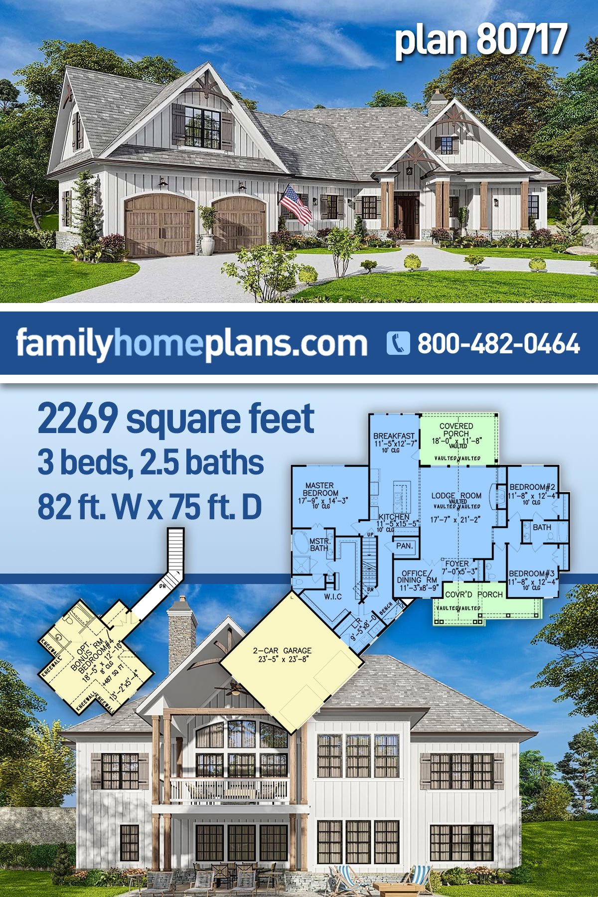 House Plan 80717