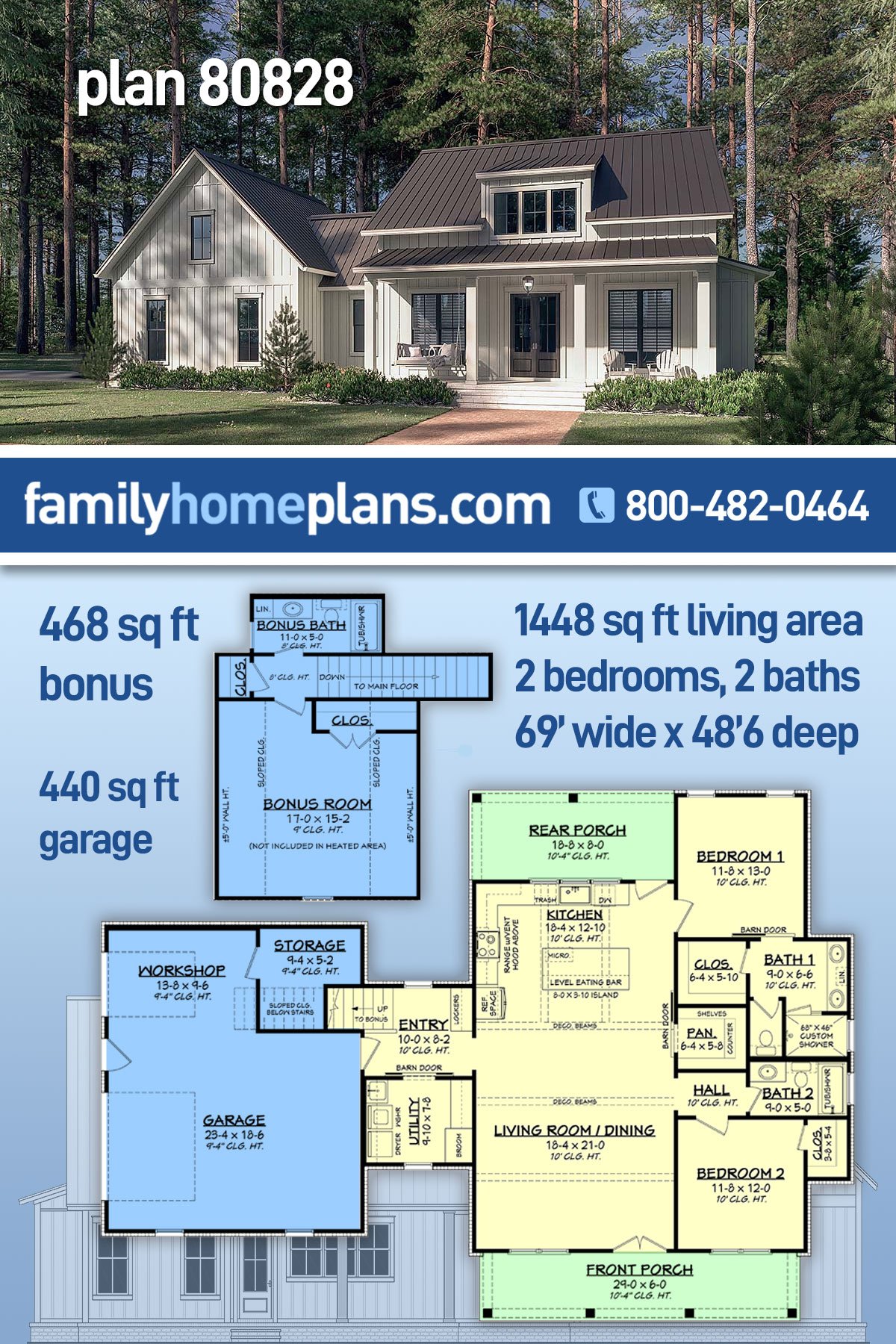 House Plan 80828