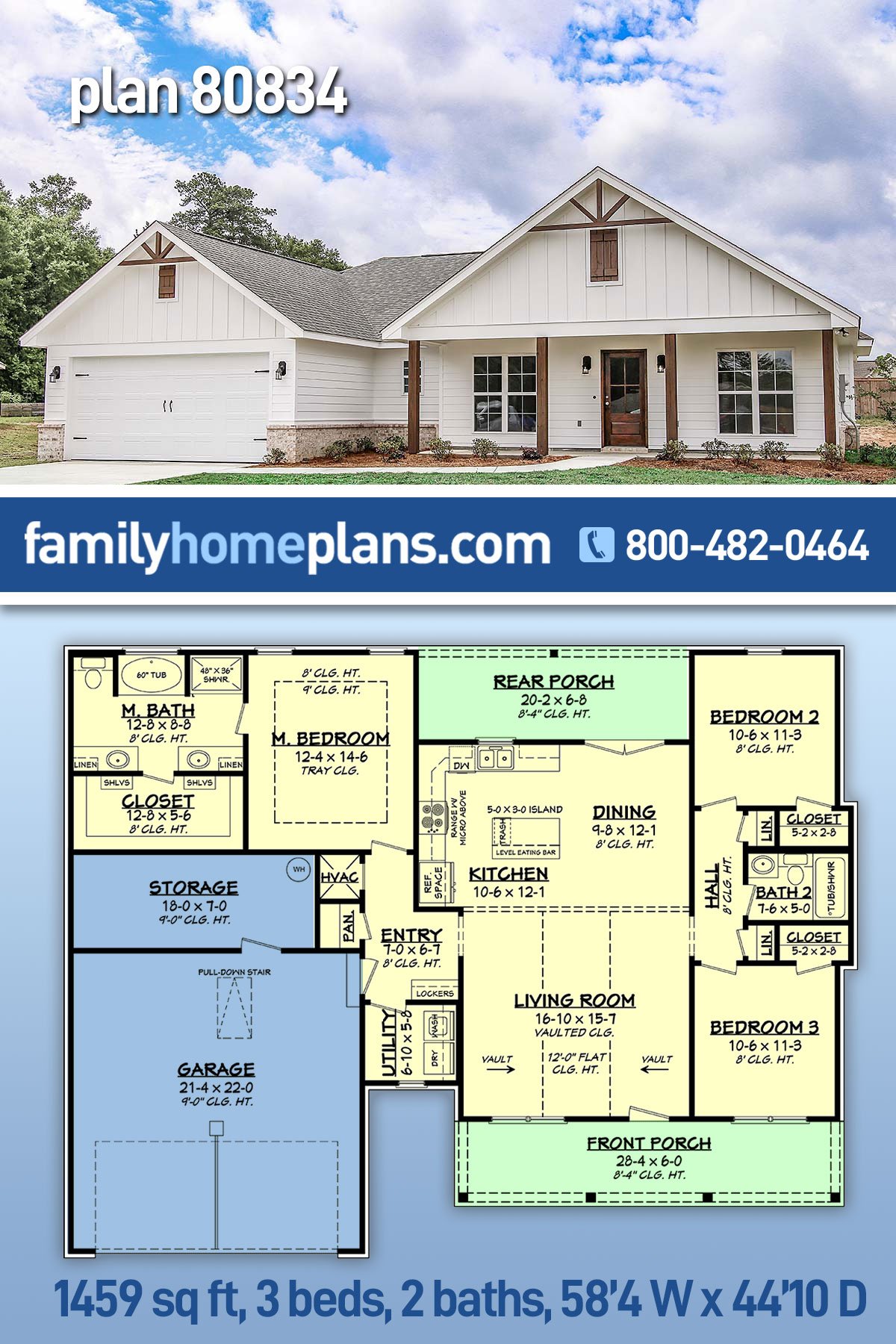 House Plan 80834