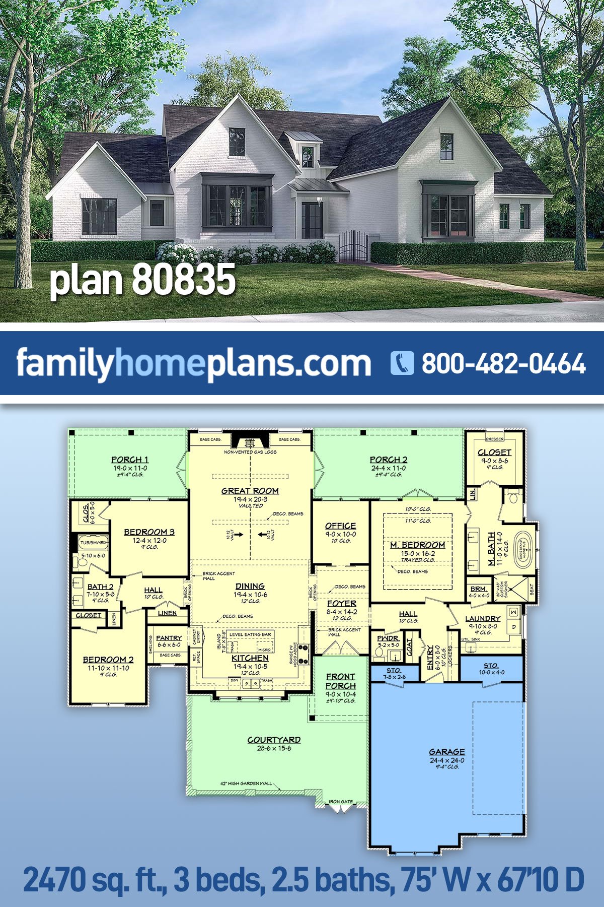 House Plan 80835