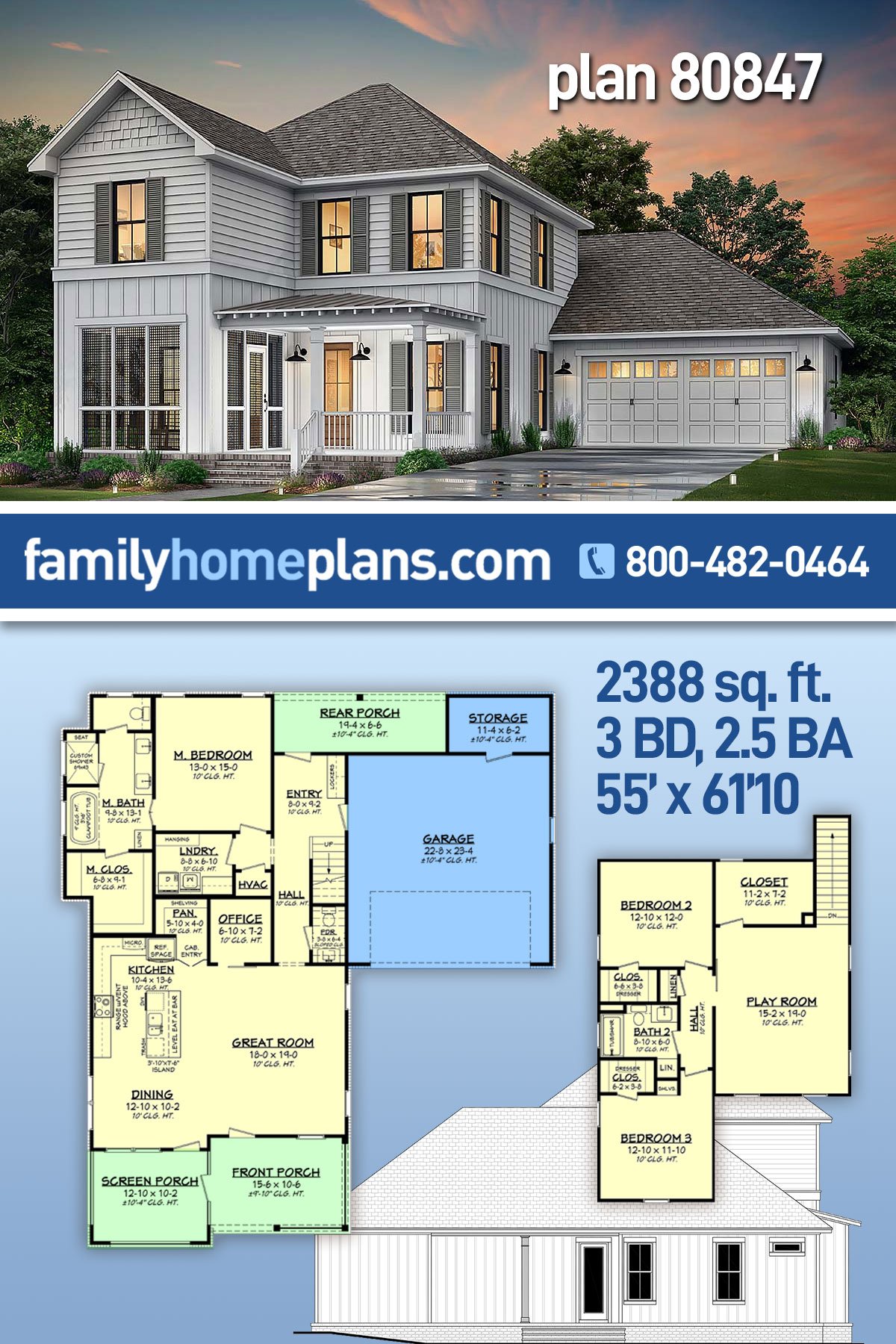 House Plan 80847