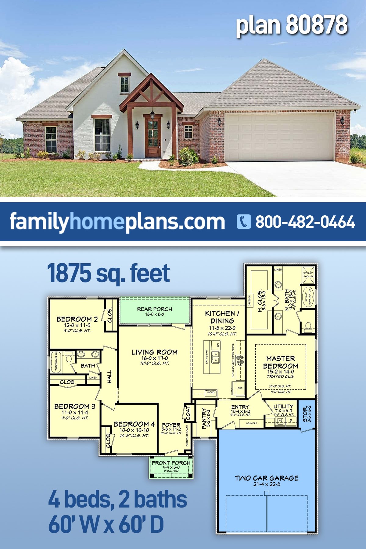 House Plan 80878