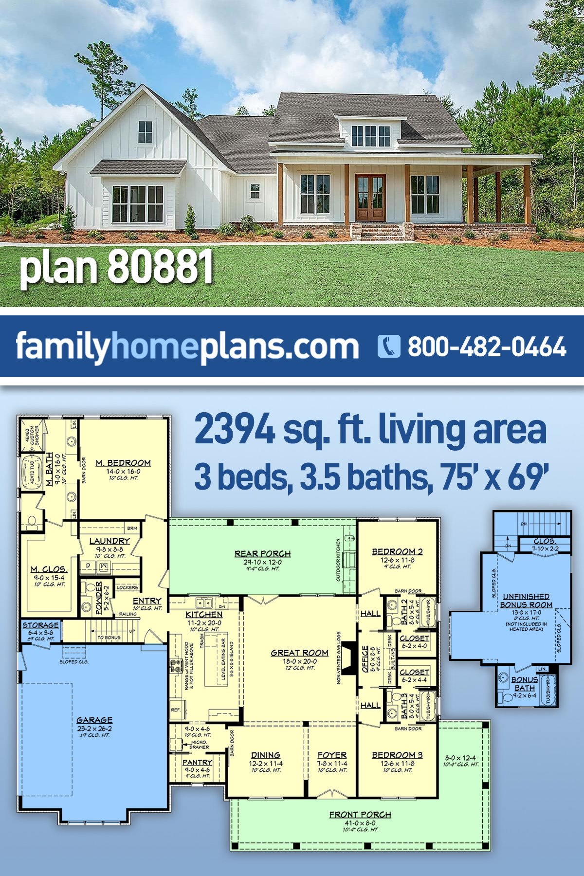 House Plan 80881