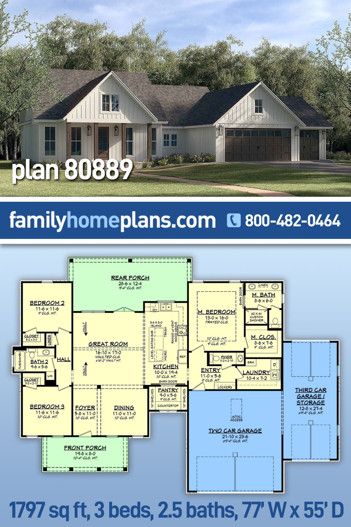 House Plan 80889