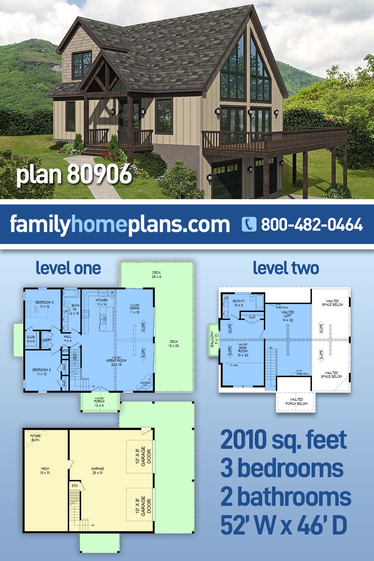 House Plan 80906