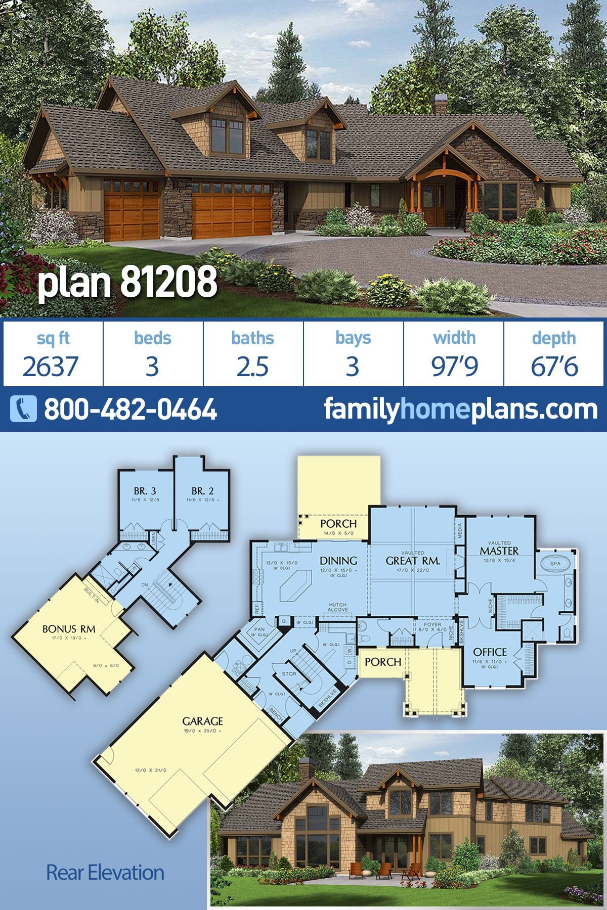 House Plan 81208