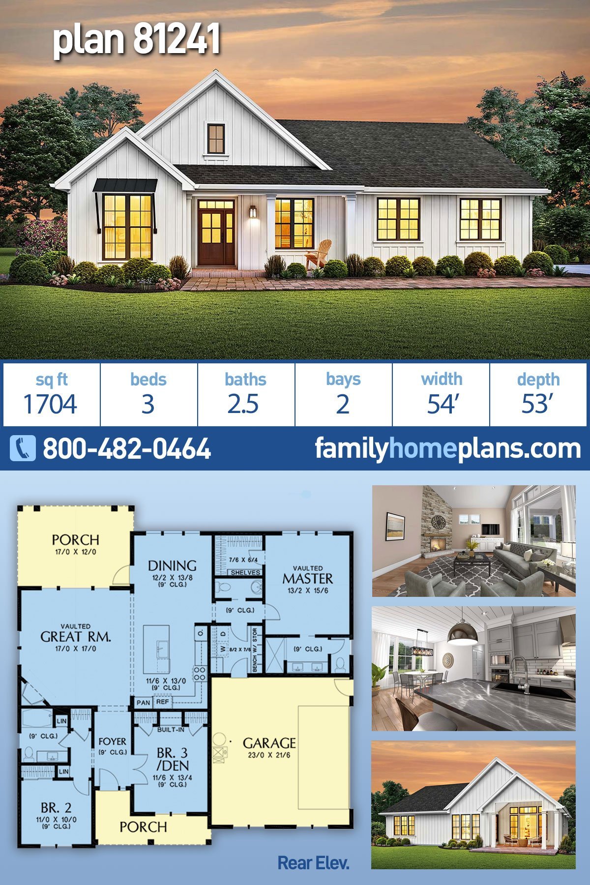 House Plan 81241